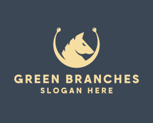 Horse Stallion Equestrian logo design