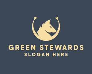 Horse Stallion Equestrian logo design