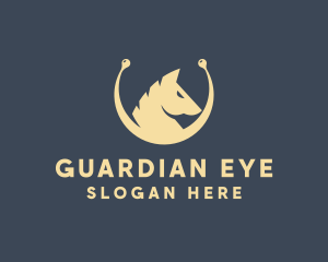 Horse Stallion Equestrian logo design