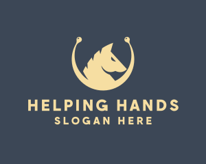 Horse Stallion Equestrian logo design