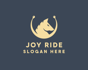 Horse Stallion Equestrian logo design