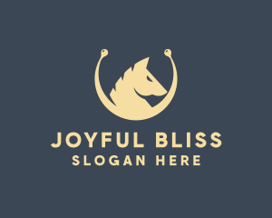 Horse Stallion Equestrian logo design