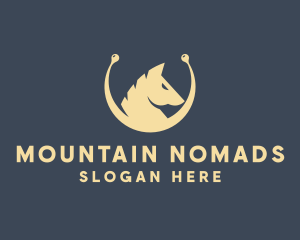 Horse Stallion Equestrian logo design