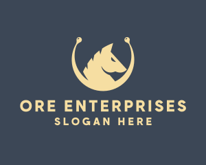 Horse Stallion Equestrian logo design