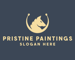 Horse Stallion Equestrian logo design