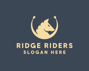 Horse Stallion Equestrian logo design