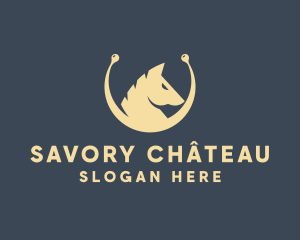 Horse Stallion Equestrian logo design