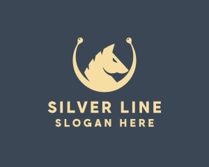 Horse Stallion Equestrian logo design