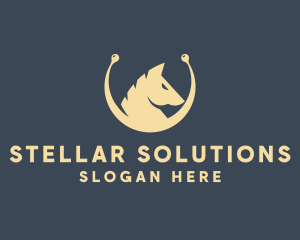 Horse Stallion Equestrian logo design