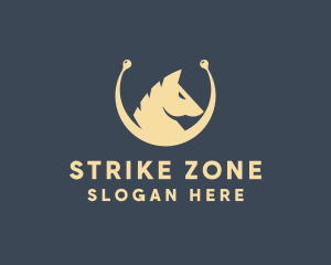 Horse Stallion Equestrian logo design