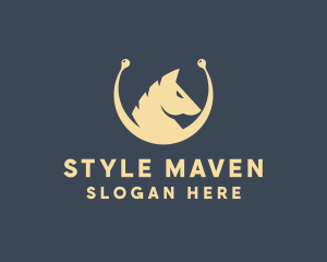 Horse Stallion Equestrian logo design