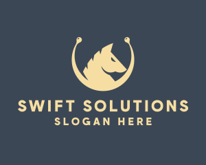 Horse Stallion Equestrian logo design