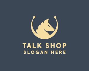 Horse Stallion Equestrian logo design