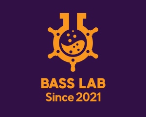 Laboratory Ship Helm  logo design