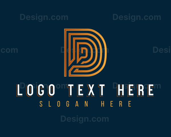 Industrial Business Letter D Logo