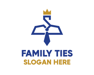 Tie Laundry Monarchy logo design