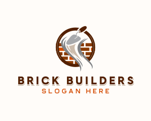 Masonry Brick Contractor logo design