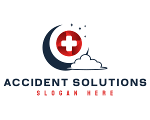 Medical Emergency Moon logo design