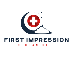 Medical Emergency Moon logo design