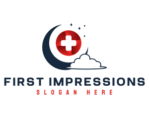 Medical Emergency Moon logo design