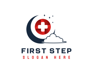 Medical Emergency Moon logo design