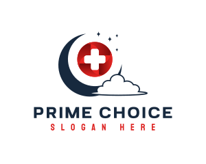 Medical Emergency Moon logo design