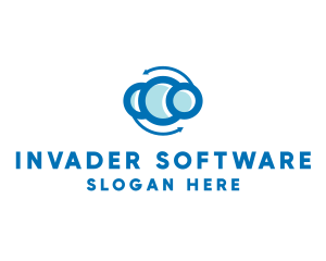 Cloud Software Arrow logo design