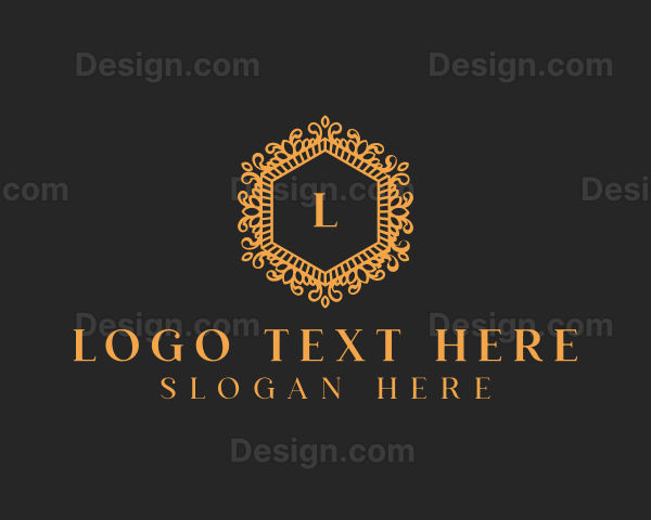 Royal Ornamental Hexagon Logo