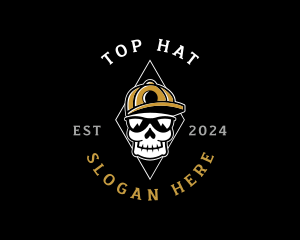 Skull Cap Apparel  logo design