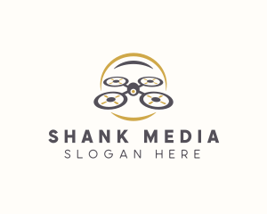 Drone Camera Photography logo design