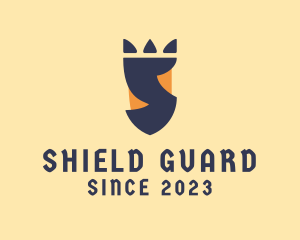 Simple Medieval Shield Letter S  logo design