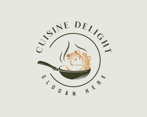 Cooking Pan Restaurant logo design