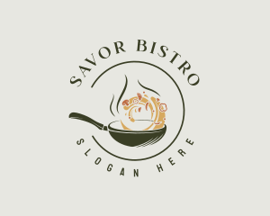 Cooking Pan Restaurant logo design