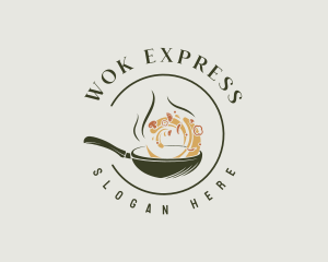 Cooking Pan Restaurant logo design