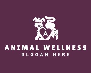 Pet Heart Veterinary logo design