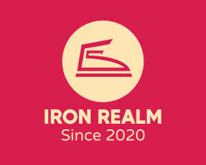 Pink Flat Iron logo