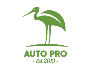 Green Leaf Stork logo