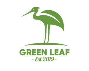 Green Leaf Stork logo