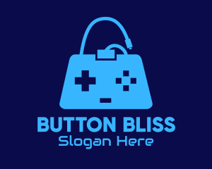 Blue Game Bag logo design