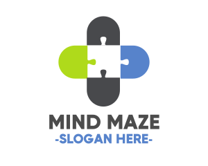 Medical Cross Puzzle logo