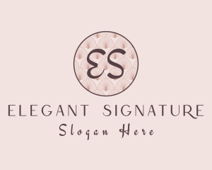 Elegant Shell Pattern logo design