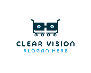 Eyeglasses Shopping Cart logo