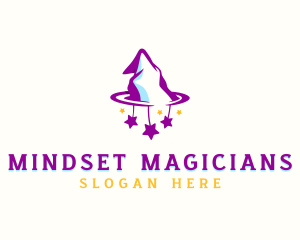 Wizard Hat Magician logo design