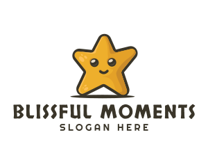 Cute Smiley Star  logo