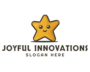 Cute Smiley Star  logo