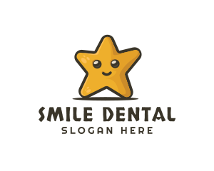 Cute Smiley Star  logo design