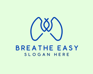 Lungs Respiratory Clinic logo design