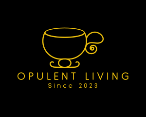 Elegant Tea Cup logo design