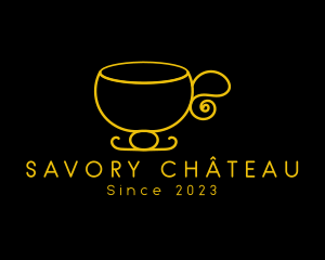 Elegant Tea Cup logo design