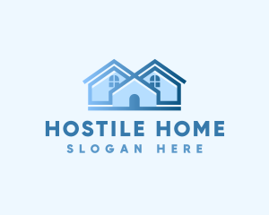 Home Property Roofing logo design